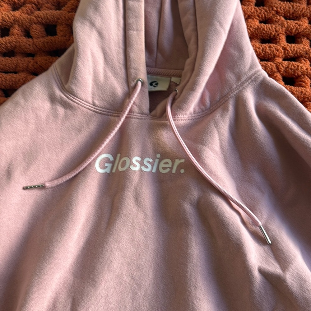Glossier Pink Hoodie